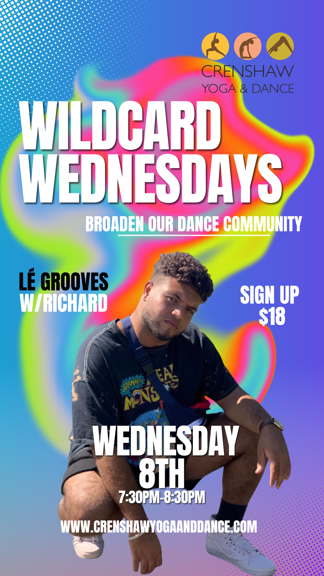 Get your Lé Grooves on with Richard May 8th 7:30pm. $18