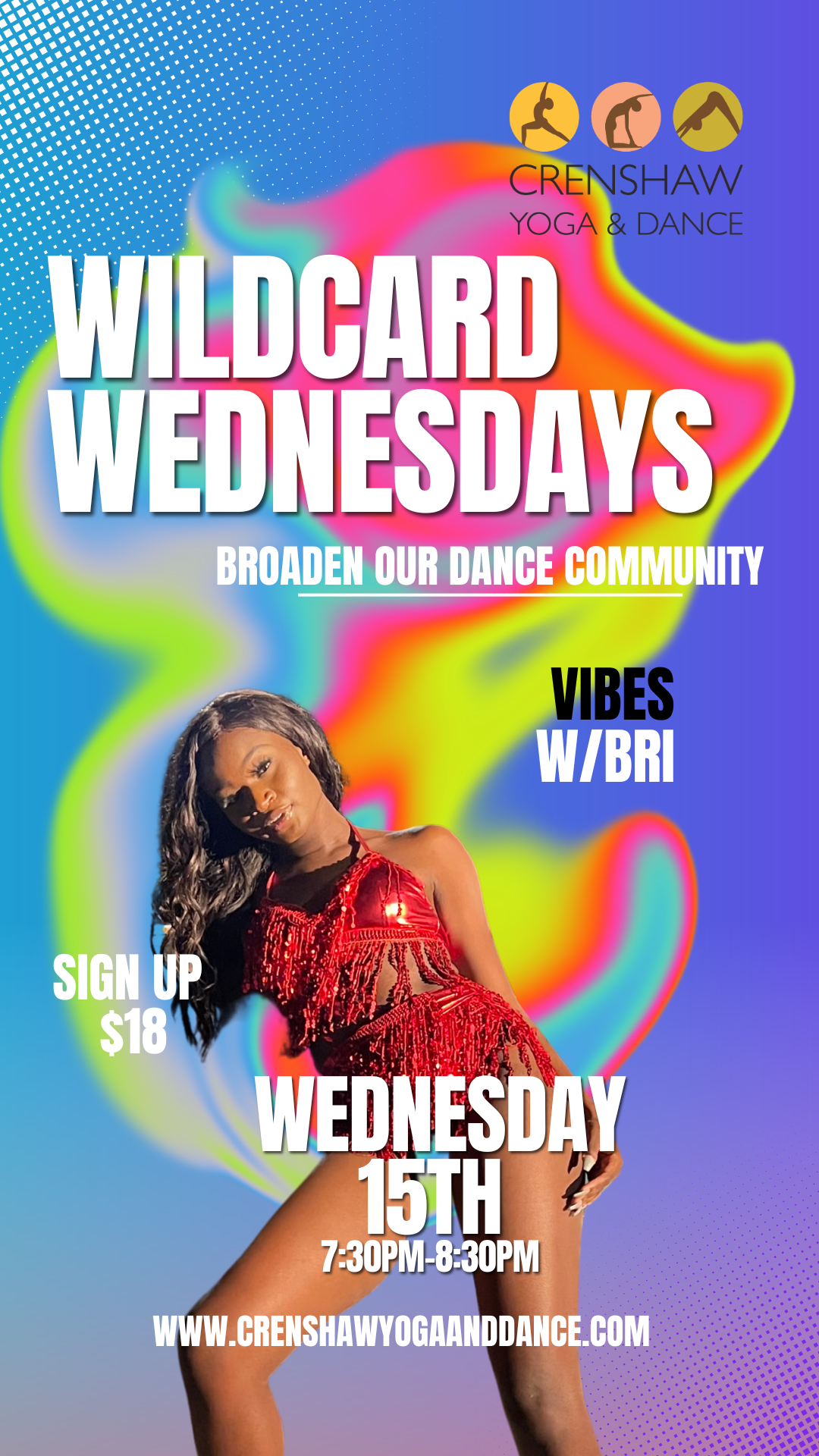 Get your Vibes by Bri Wednesday, May 15th 7:30pm. $18
