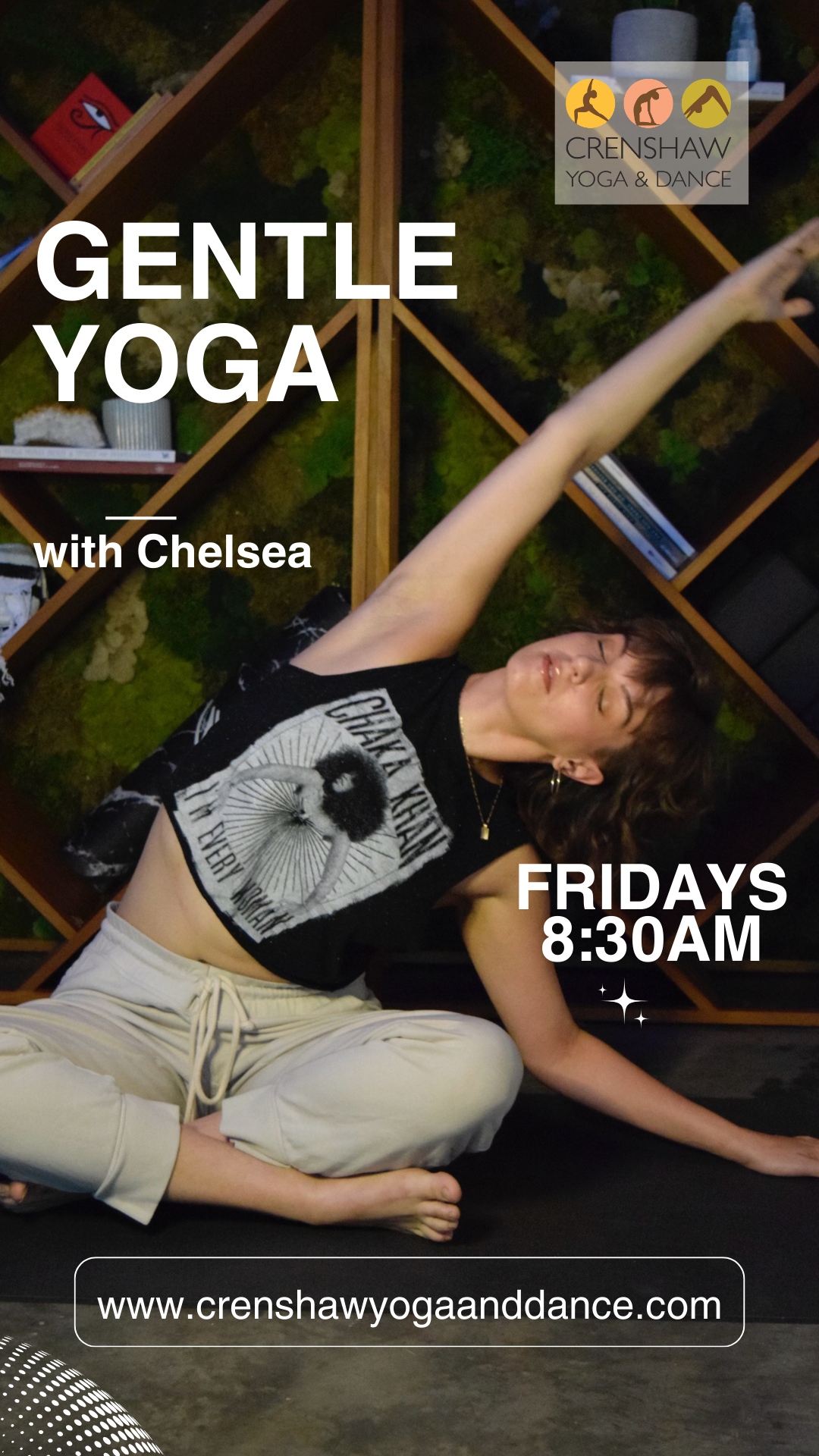 New Instructor! Chelsea for Gentle Yoga Friday 8:30am starting November 8th!