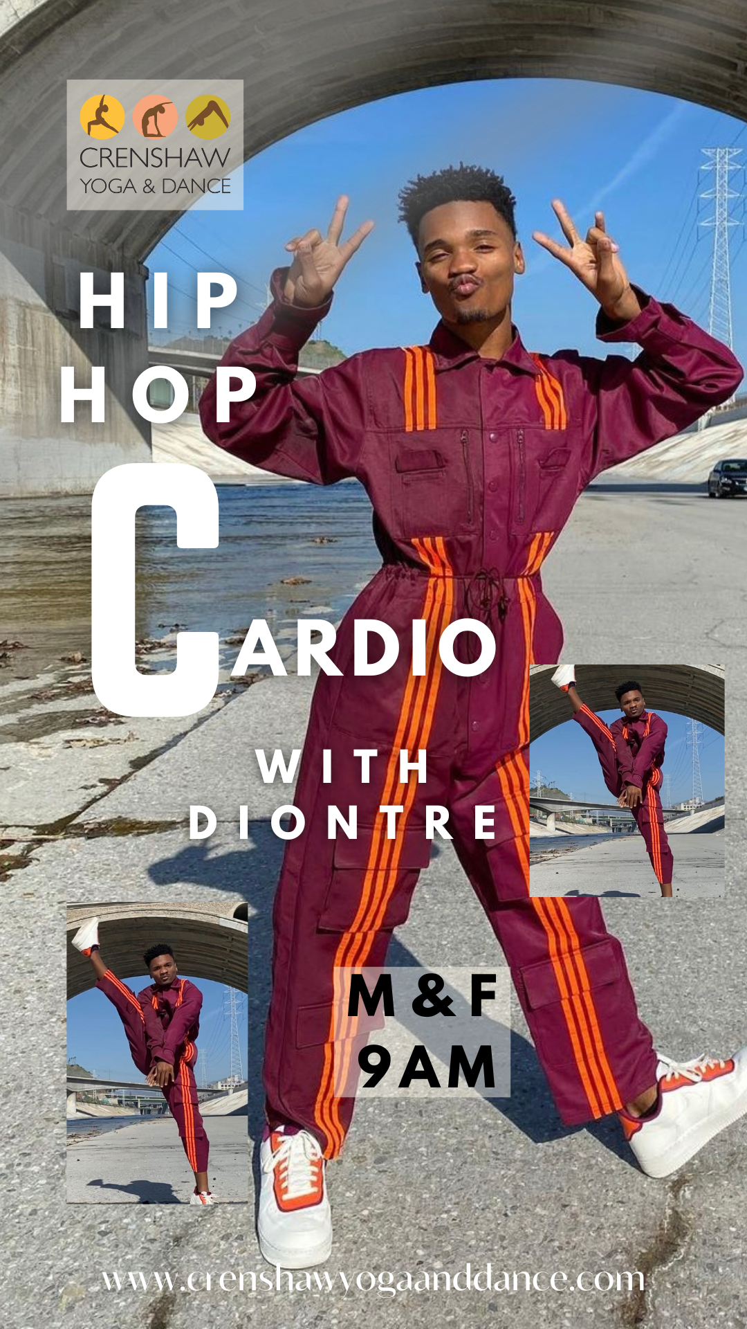 New Dance Class! Hip Hop Cardio M & F 9am!
Starting November 4th!