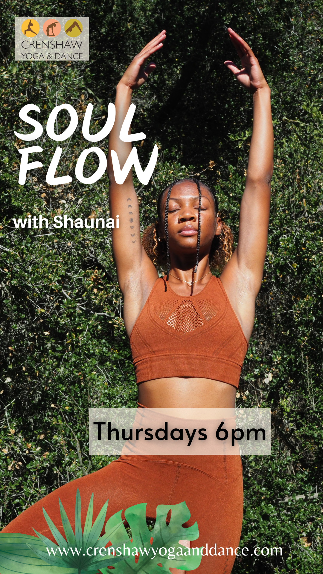 New Class! Soul Flow with Shaunai, Thursdays 6pm.