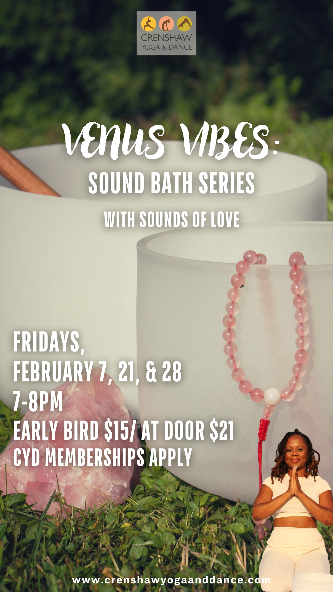 Come experience the Sound Bath series with Sounds of Love!