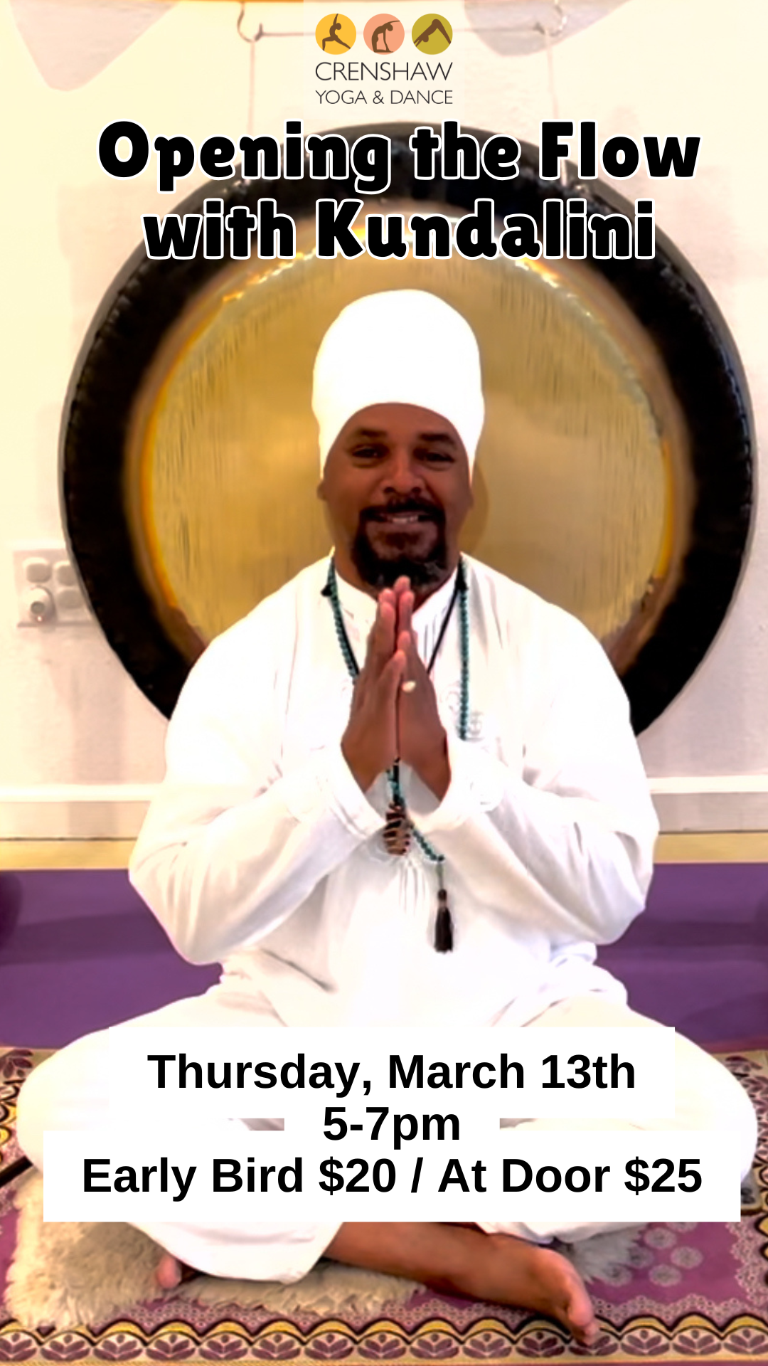 Pop Up Kundalini experience with Noor! Open the flow.