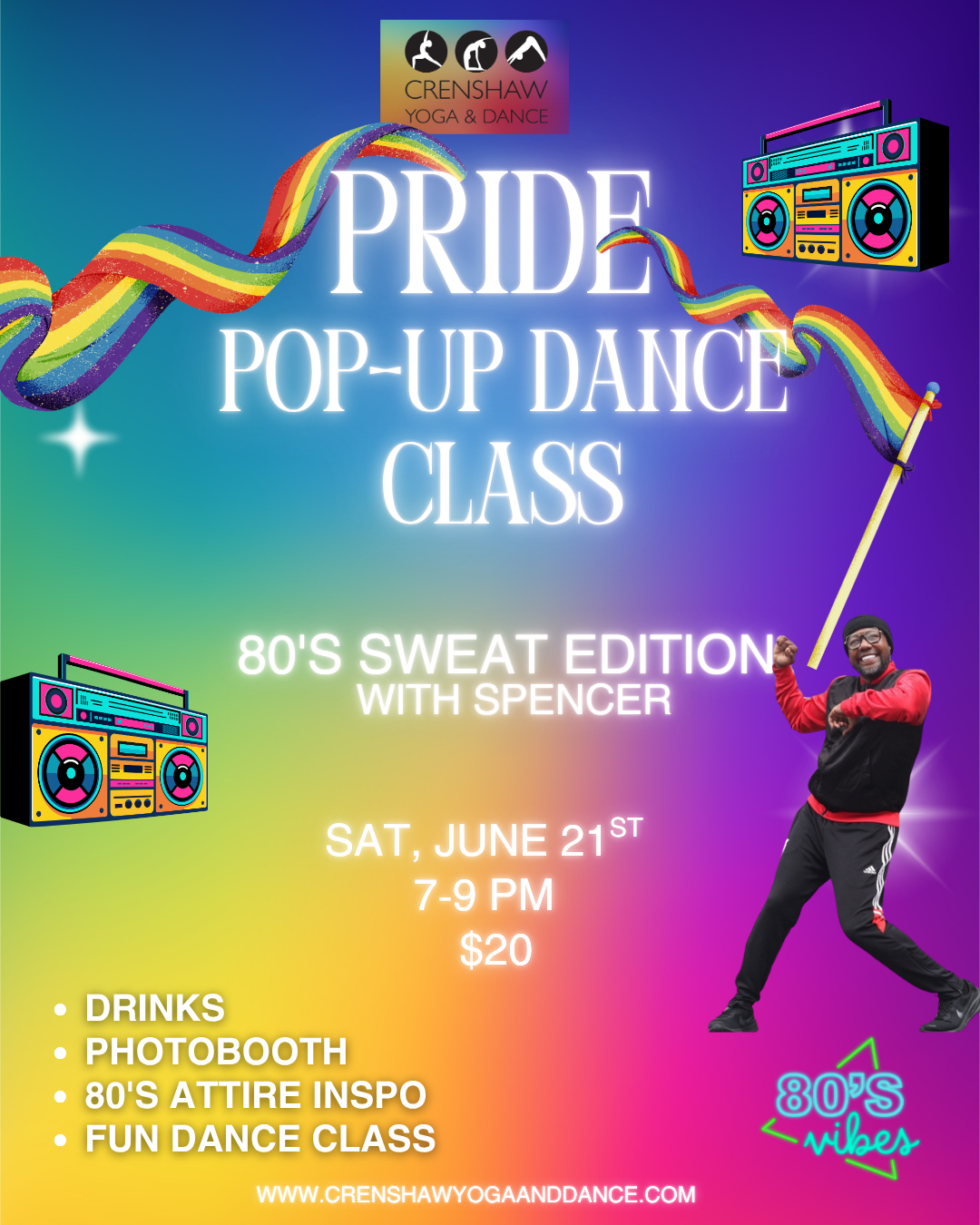 Come one! Come all! Let's party like it's the 80's