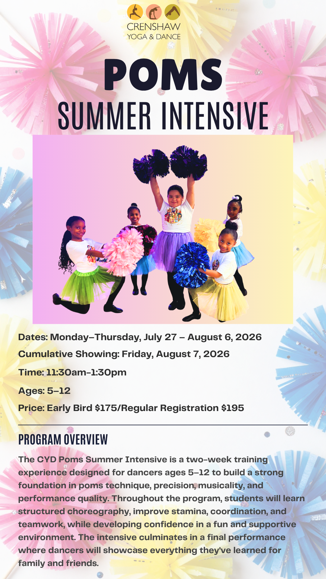Poms Summer Intensive